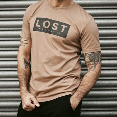 LOST 22 Tee - Camel/Khaki - British Khaki