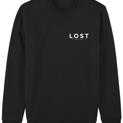 LOST 22 Sweatshirt - Black/Navy/Burgundy - Black