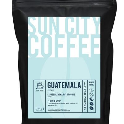 Sun City Coffee - Guatemala - Ground for espresso / Moka pot - 250g