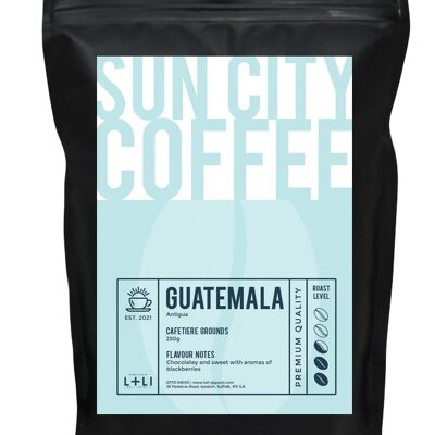 Sun City Coffee - Guatemala - Ground for cafetiere - 250g