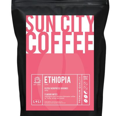 Sun City Coffee - Ethiopia Limu - Ground for filter / Aeropress - 250g