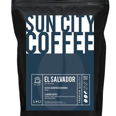 Sun City Coffee - El Salvador - Ground for filter / Aeropress - 250g