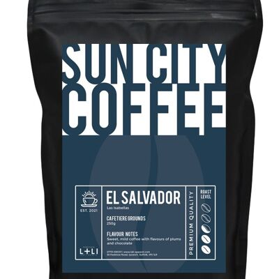 Sun City Coffee - El Salvador - Ground for cafetiere - 250g