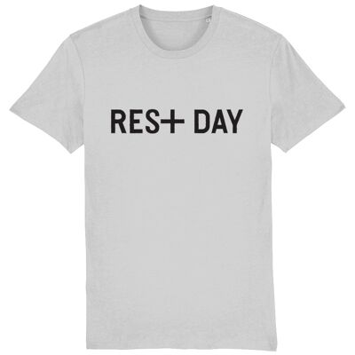 RES+ DAY Tee '21 in GRE/WHITE/COTTON PINK - Heather Grey
