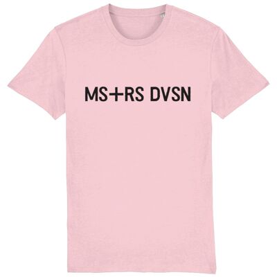 MS+RS DVSN Tee '21 in WHITE/COTTON PINK/GREY - Cotton Pink