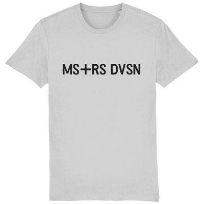 MS+RS DVSN Tee '21 in WHITE/COTTON PINK/GREY - Heather Grey