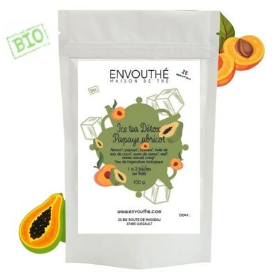 Papaya-Aprikosen-Detox-Eistee