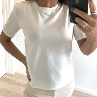 T-shirt Merle - Blanc