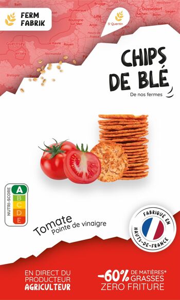 Chips artisanales de Blé fermier  - Tomate fraîche 2