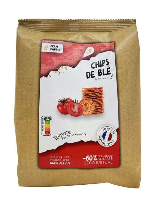 Chips artisanales de Blé fermier  - Tomate fraîche