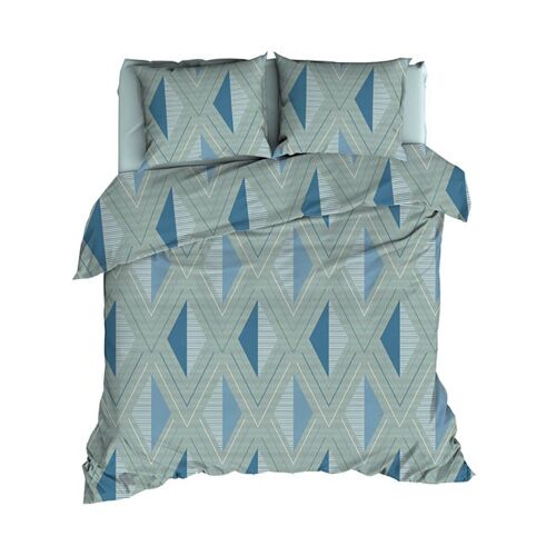 Satin D'Or Duvet Cover Izumi Blue/Green 200x220