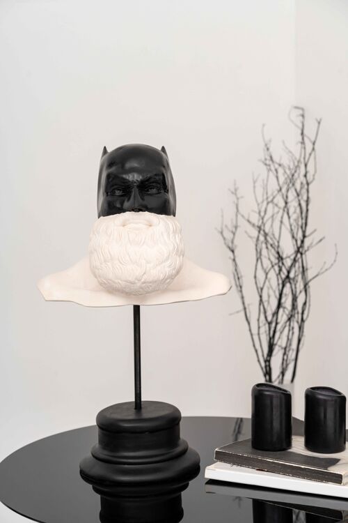 Batman Feat Hercules, Modern Sculpture for Home Decoration