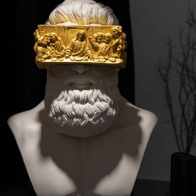 Última Cena de Hércules, Escultura Moderna para la Decoración del Hogar