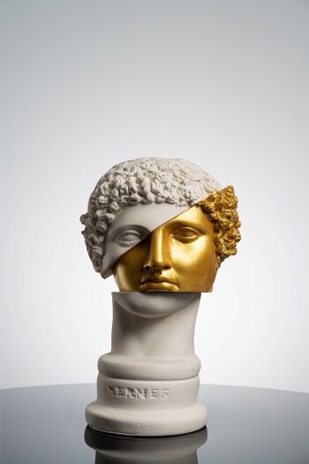 Golden Boy Hermes, Sculpture moderne pour la décoration de la maison 5