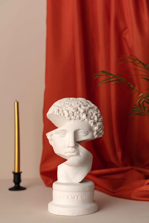 Psychopomp Hermes, Modern Sculpture for Home Decoration