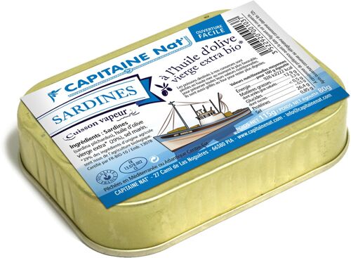 Sardines à l’huile d’olive vierge extra bio*﻿ - 1/6
