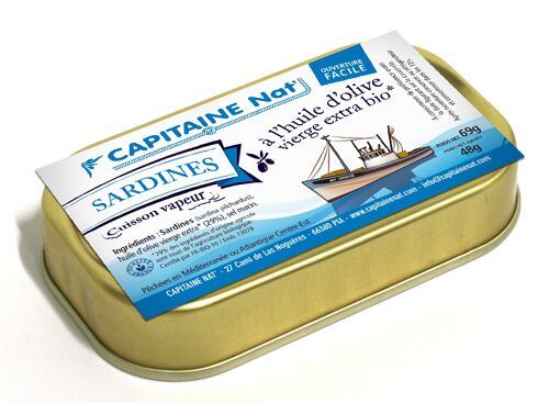 Sardines à l’huile d’olive vierge extra bio*﻿ - 1/10