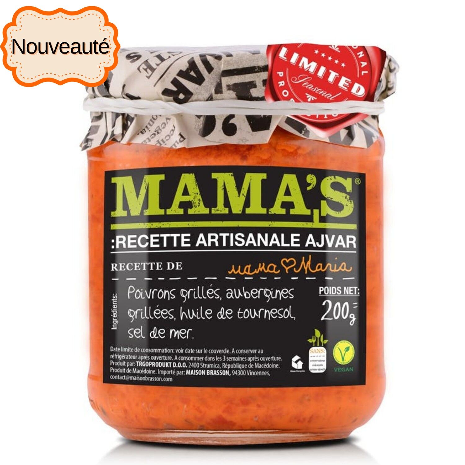 MAMA'S - APERO - SWEET PEPPERS SPREAD