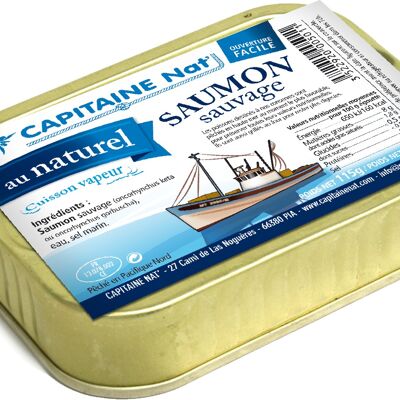 Natural wild salmon - pieces - 1/6