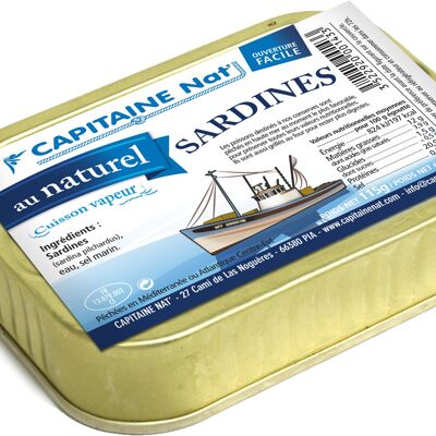 Sardines au naturel - 1/6