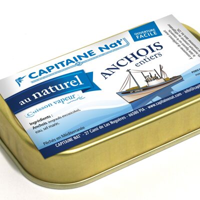 Natural whole anchovies - 1/10