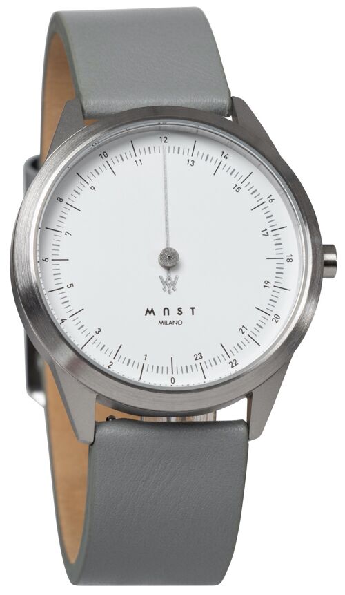 MAST Milano CEO Classic A24-SL403M.WH.11I Orologio monolancetta 24 ore Uomo Al quarzo