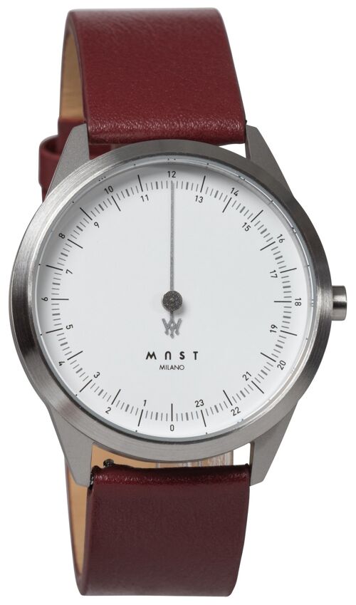 MAST Milano CEO Classic A24-SL403M.WH.16I Orologio monolancetta 24 ore Uomo Al quarzo