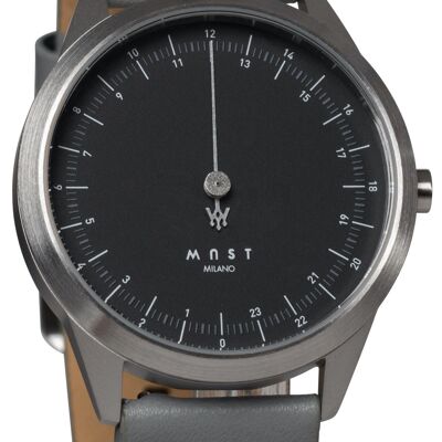 MAST Milano CEO Classic Black A24-SL403M.BK.11I Reloj de 24 horas con una sola aguja Hombre Cuarzo