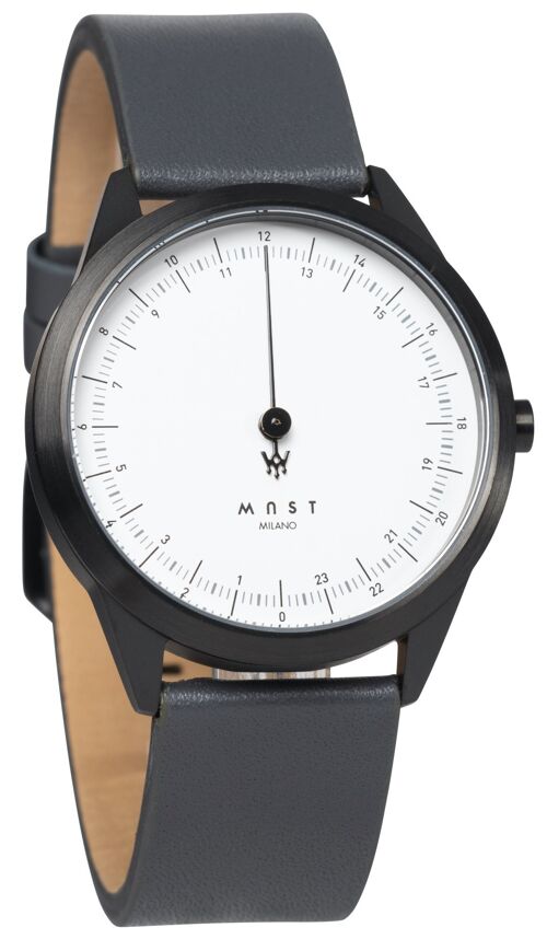 MAST Milano CEO Dark A24-BK402M.WH.15I Orologio monolancetta 24 ore Uomo Al quarzo