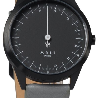 MAST Milano CEO Dark Black A24-BK405M.BK.11I Reloj de una sola aguja 24 horas Hombre Cuarzo