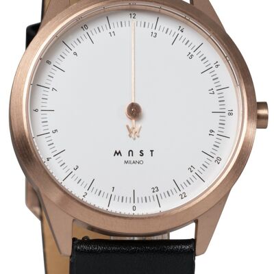 MAST Milano CEO Royal A24-RG404M.WH.01I Reloj de 24 horas con una sola aguja Hombre Cuarzo