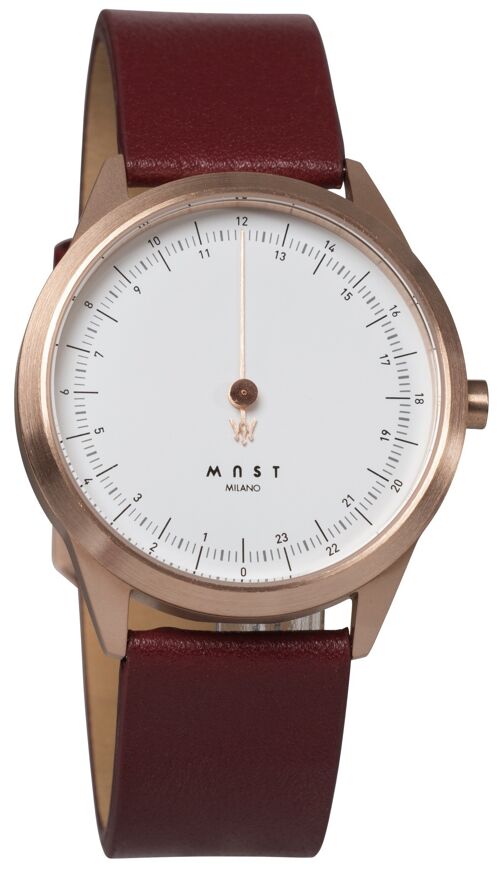 MAST Milano CEO Royal A24-RG404M.WH.16I Orologio monolancetta 24 ore Uomo Al quarzo