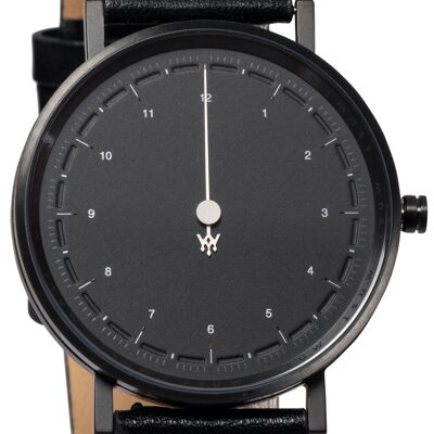 MAST Milano CFO Dark Black BS12-BK505M.BK.01I Reloj de hombre de una sola aguja de cuarzo