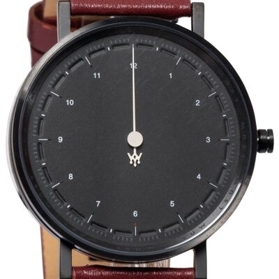 MAST Milano CFO Dark Black BS12-BK505M.BK.16I Reloj de cuarzo para hombre de una sola aguja