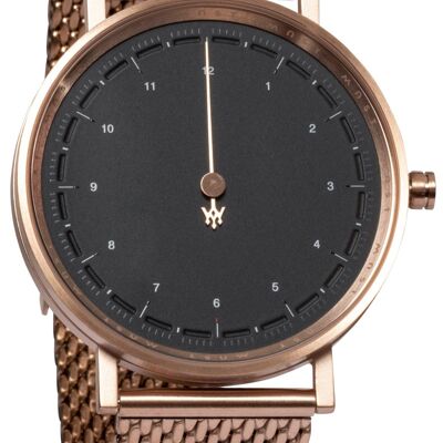 MAST Milano CFO Royal Black BS12-RG504M.BK.03S Reloj de una aguja Hombre Cuarzo