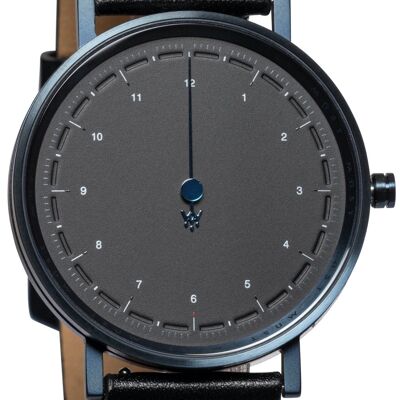 MAST Milano CFO Navy Black BS12-BL507M.BK.01I Reloj de hombre de una sola aguja de cuarzo