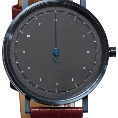 MAST Milano CFO Navy Black BS12-BL507M.BK.16I Reloj de hombre de una sola aguja de cuarzo