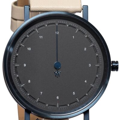 MAST Milano CFO Navy Black BS12-BL507M.BK.17I Reloj de hombre de una sola aguja de cuarzo