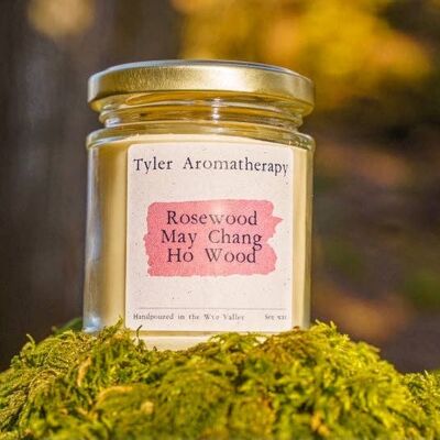 Rosewood May Chang + Ho Wood Aromatherapy Candle