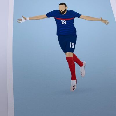 KARIM BENZEMA - A4 (21 x 29.7 cm)