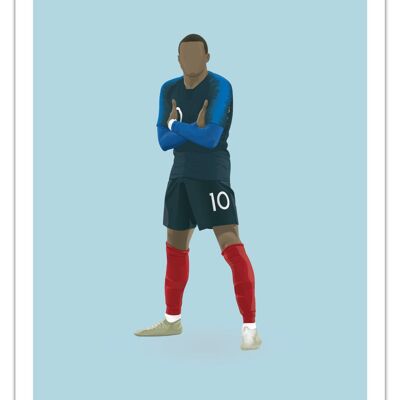 KYLIAN MBAPPÉ - A3+ (32.9 x 48.3 cm)