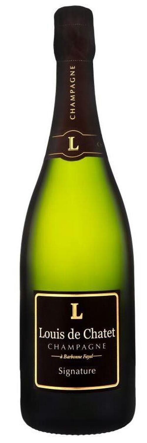 champagne Louis de Chatet - Signature - assemblage 70 % Chardonnay / 30 % Pinot Noir