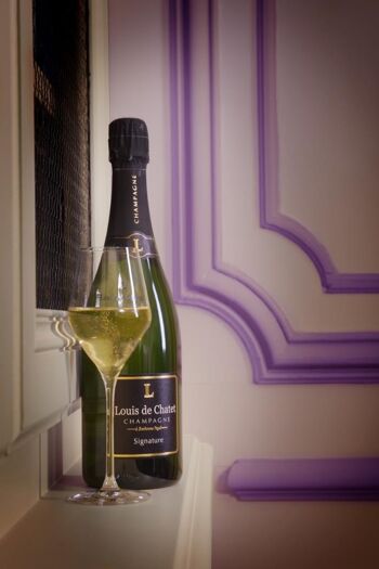 champagne Louis de Chatet - Signature - assemblage 70 % Chardonnay / 30 % Pinot Noir 3