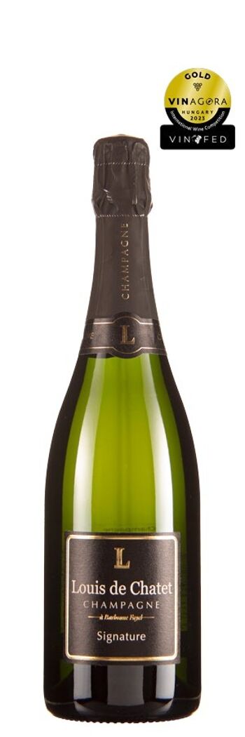 champagne Louis de Chatet - Signature - assemblage 70 % Chardonnay / 30 % Pinot Noir 6