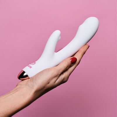 sextoy myPleasure Plus: doppio clitoride e stimolazione del punto G