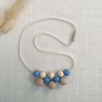 Collier de portage bleu 1