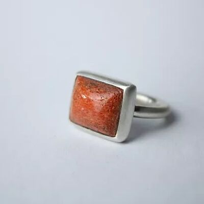 Coral Ring Silver