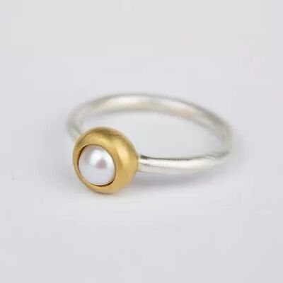 bague perle