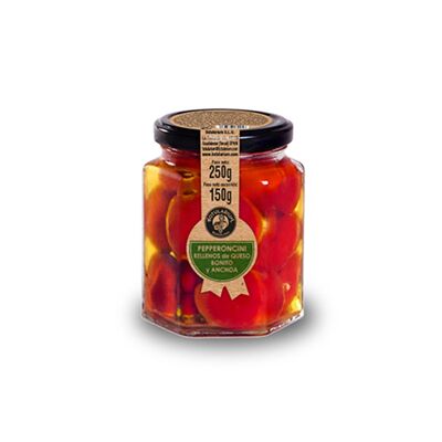 Pepperoncini rellenos de bonito, queso y anchoa (pack de 2 x 284ml)