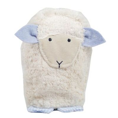 Organic / eco mini pillow, sheep, natural white, MSCH-9